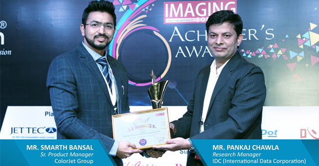 ColorJet Wins ‘India’s Largest Manufacturer For Wide Format Digital Printer’ Award