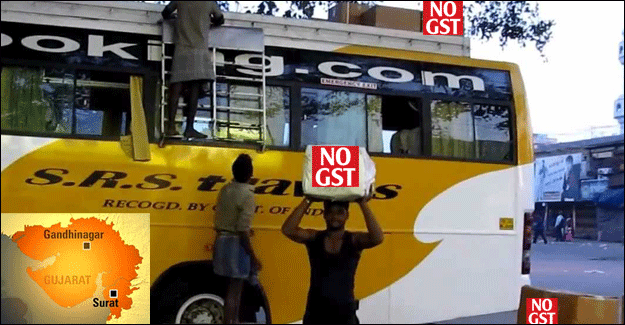 How Surat’s Textile Traders Avoid GST By Smuggling Cargo Through Private Buses