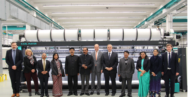 India’s Textile Ministry Team Visits Karl Mayer Facility