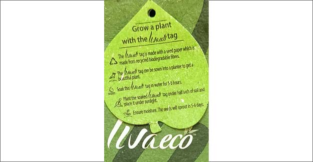 LIVA Promotes Sustainability Through Livaeco Plantable Garment Tag